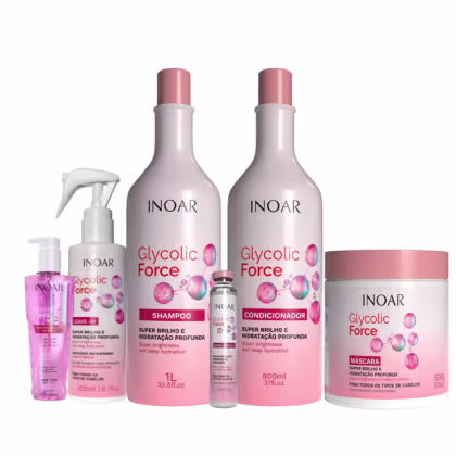 Imagem do produto Inoar Glycolic Force Kit 6 Produtos