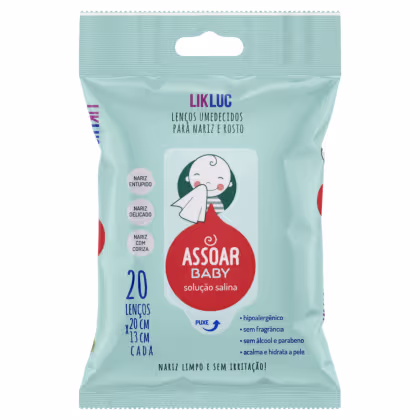 Imagem do produto Assoar Baby — Lenços umedecidos para nariz - LikLuc