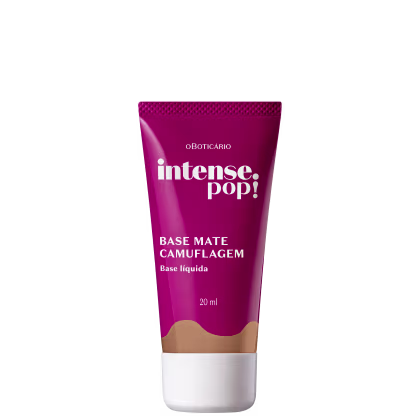 Imagem do produto o Boticário Intense Pop! Camuflagem Cor 190 - Base Líquida 20ml