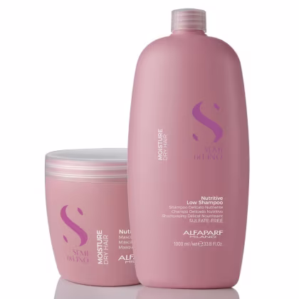 Imagem do produto Kit de Nutrição Express Alfaparf Semi Di Lino Moisture Grande