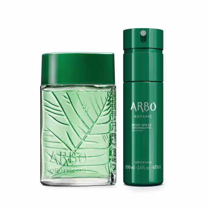 Imagem do produto Conjunto Arbo Botanic o Boticário Masculino - Desodorante Colônia 100ml + Body Spray 100ml