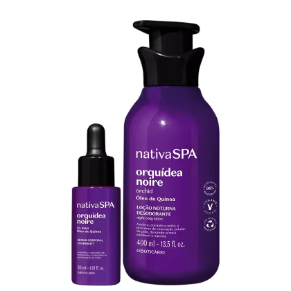 Imagem do produto Kit o Boticário Nativa SPA Orquídea Noire - Loção Noturna Desodorante Corporal 400ml + Sérum Corporal 30ml