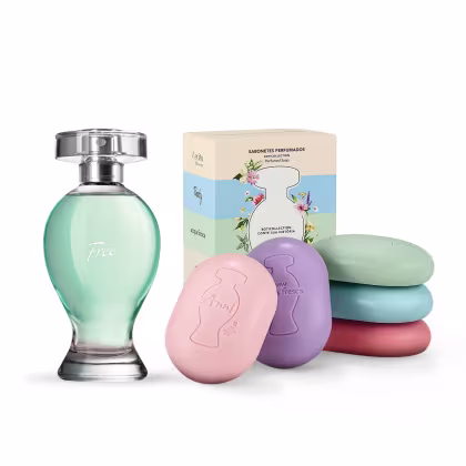 Imagem do produto Combo Presente Boticollection: Desodorante Colônia Free 100ml + Sabonetes em Barra 80g