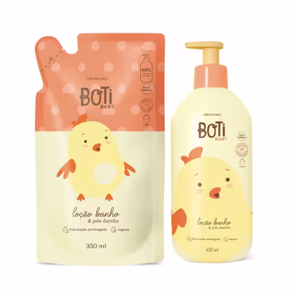 Imagem do produto Kit Boti Baby o Boticário Loção Corporal + Refil (2 Produtos)