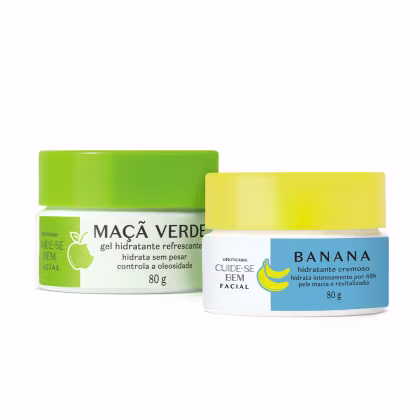 Imagem do produto Kit Cuide-se Bem Feira Misturinha Maçã Verde + Banana o Boticário (2 Produtos)