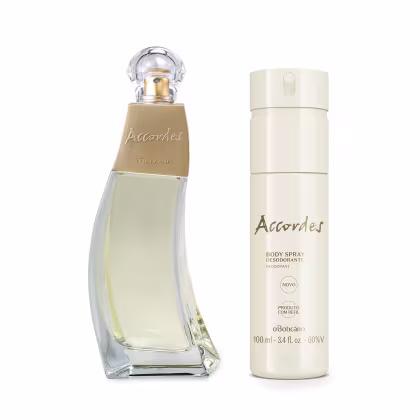 Imagem do produto Conjunto Accordes o Boticário Feminino - Desodorante Colônia 80ml + Body Spray Desodorante 100ml