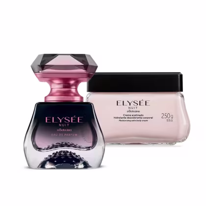 Imagem do produto Combo Elysée Nuit: Eau de Parfum 50ml + Creme Acetinado Hidratante 250g