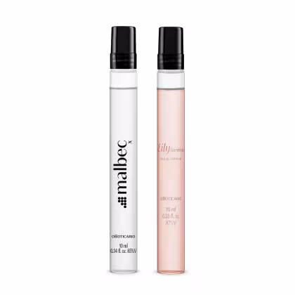 Imagem do produto Combo Desodorante Colônia Tamanho Viagem: Malbec X 10ml + Quasar Vision 10ml