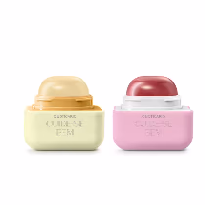 Imagem do produto Combo Cuide-se Bem Quem Disse, Berenice?: Balm Labial Rosa 6,2g + Balm Labial Incolor 6,2g