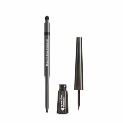 Imagem do produto Combo Quem Disse, Berenice?: Lápis Para Olhos Preto 1,2g + Delineador Preto para Olhos 5ml