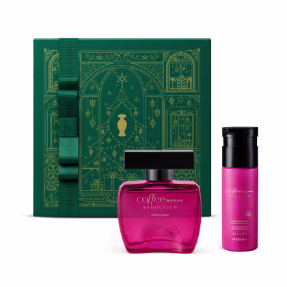 Imagem do produto Combo Presente Natal Coffee Woman Seduction: Desodorante Colônia 100ml + Loção Corporal 200ml + Caixa Presenteável