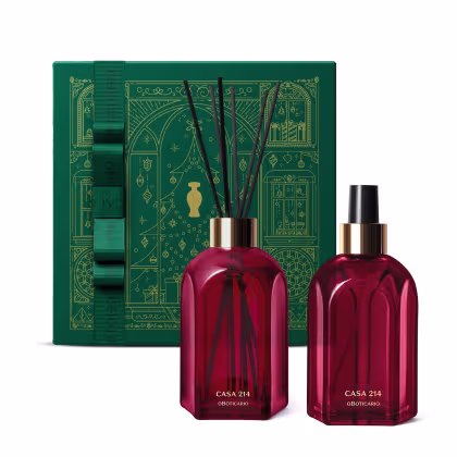 Difusor de Ambiente com Varetas 250ml + Aromatizador de Ambiente em Spray 250ml + Caixa de Presente
