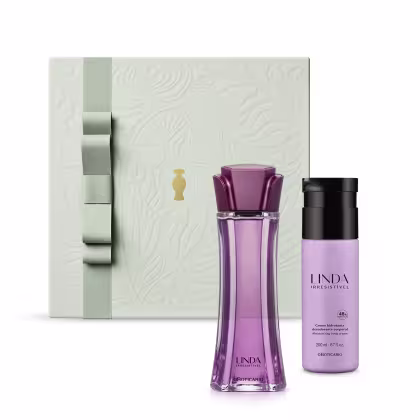 Imagem do produto Combo Presente Dia das Mães Linda Irresistível: Desodorante Colônia 100ml + Loção Corporal 200ml + Caixa de Presente