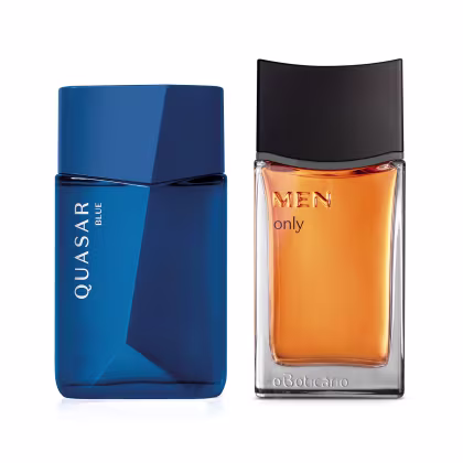 Imagem do produto Conjunto Quasar Blue & Men Only o Boticário - Desodorante Colônia 100ml +  Desodorante Colônia 100ml