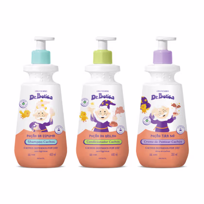 Imagem do produto Kit Dr. Botica o Boticário Cabelos Cacheados 3 ABC (3 Produtos)