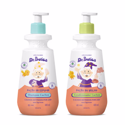 Imagem do produto Kit Dr. Botica o Boticário Cabelos Cacheados 3 ABC (2 Produtos)