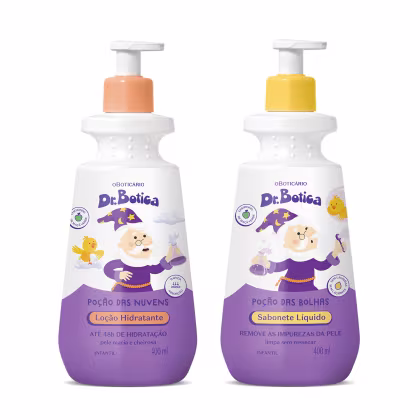 Imagem do produto Kit Dr. Botica o Boticário Poção das Bolhas + Poção das Nuvens (2 Produtos)