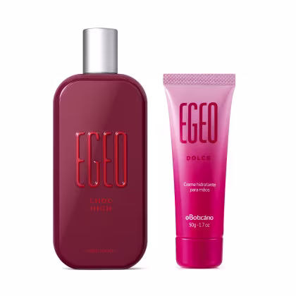 Imagem do produto Combo Egeo: Choc High Desodorante Colônia 90ml + Creme para as Mãos Dolce 50g