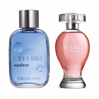Imagem do produto Combo Desodorante Colônia: Celebre Sua Força Masculino 100ml + Cecita Blossom 100ml