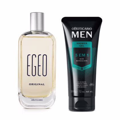 Imagem do produto Conjunto Egeo Original o Boticário Masculino - Desodorante Colônia 90ml + Shower Gel 205g