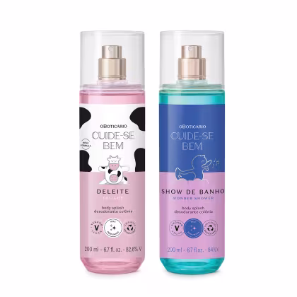 Imagem do produto Kit o Boticário Body Splash Duo Deleite + Show de Banho (2 Produtos)