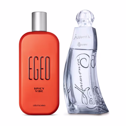 Imagem do produto Combo Perfumaria O Boticário : Accordes Harmonia 80ml + Egeo Spicy Vibe 90ml