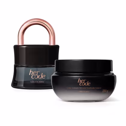 Imagem do produto Combo Her Code: Eau De Parfum 50ml + Creme Aveludado 250g