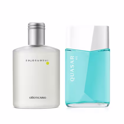 Imagem do produto Combo Perfumaria Masculina Fresca: Insensatez  100ml + Quasar Ice 100ml