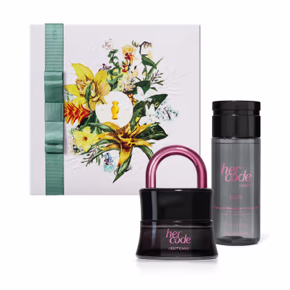 Imagem do produto Combo Presente Dia Das Mães Her Code Touch: Eau De Parfum 50ml + Óleo De Massagem Corporal 150ml