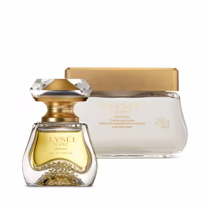 Imagem do produto Combo Elysée Blanc: Eau De Parfum 50ml + Creme Acetinado 250g