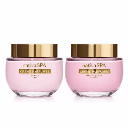 Imagem do produto Combo Crème Parfumèe Ultra Perfumado Nativa Spa:  Ameixa 200g + Ameixa Negra 200g