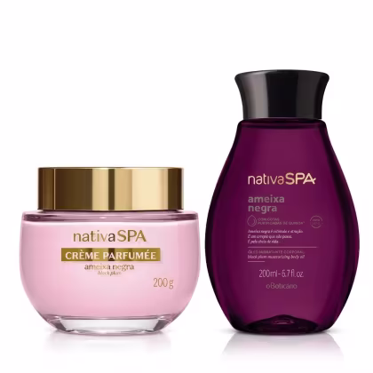 Imagem do produto Combo Nativa Spa Ameixa Negra: Crème Parfumèe Ultra Perfumado 200g + Óleo Corporal 200ml