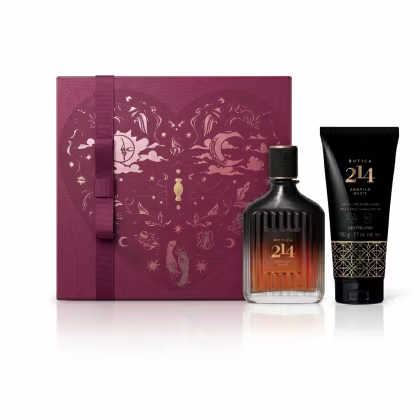 Imagem do produto Combo Dia Dos Namorados Botica 214 Arabian Fougére Ambarado : Eau De Parfum 90ml + Creme Pós-Barba 150g