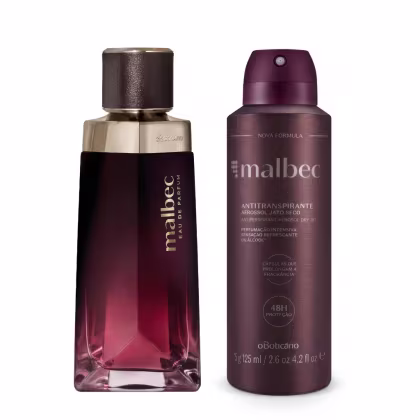 Imagem do produto Combo Malbec: Eau De Parfum 90ml + Desodorante Aerossol 75g/125ml