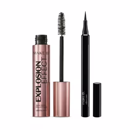 Combo Make B.: Máscara de Cílios Explosion 10g + Caneta Delineadora 1,2ml