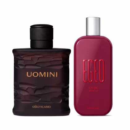 Imagem do produto Combo Uomini Desodorante Colônia 100ml + Egeo Choc High Desodorante Colônia 90ml