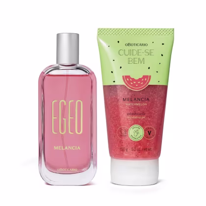 Imagem do produto Combo Egeo Melancia: Desodorante Colônia 90ml + Gel Esfoliante 150g