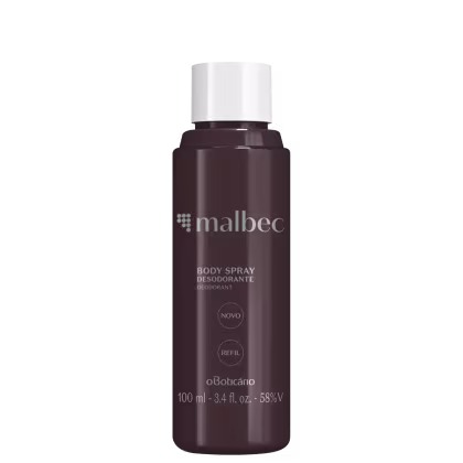 Imagem do produto o Boticário Malbec Refil - Body Spray Desodorante 100ml
