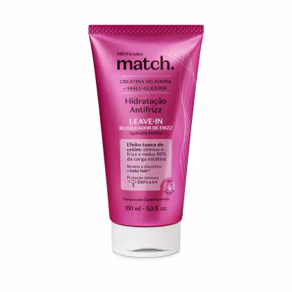 Imagem do produto Leave-In Bloqueador de Frizz Match Hidratação Antifrizz 150ml