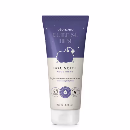 Imagem do produto Cuide-se Bem Boa Noite o Boticário - Loção Desodorante Hidratante 200ml