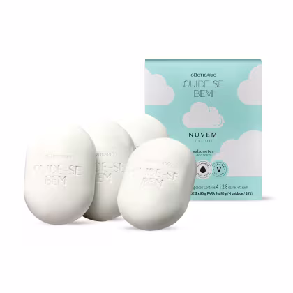 Imagem do produto Cuide-se Bem o Boticário Nuvem - Sabonete em Barra (4 Unidades)