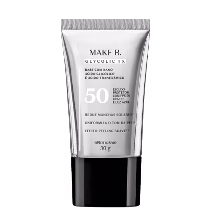 Imagem do produto o Boticário Make B. Glycolic TX Cor 330 - Base Líquida 30g