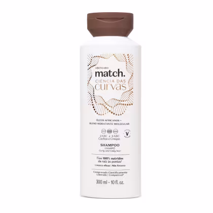Imagem do produto Match o Boticário Ciência das Curvas - Shampoo 300ml