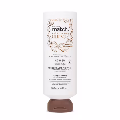 Imagem do produto Match o Boticário Ciência das Curvas - Condicionador Multifuncional 300ml