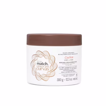 Imagem do produto Match o Boticário Ciência das Curvas Cachos - Máscara Capilar 350g