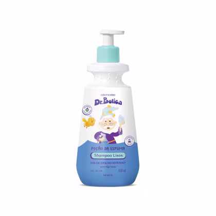 Imagem do produto Dr.Botica o Boticário Poção da Espuma Cabelos Lisos  1A À 2C  - Shampoo Infantil 400ml