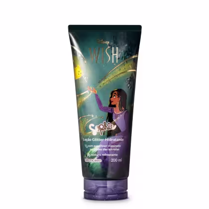 Imagem do produto Loção Glitter Hidratante Corporal Sophie Disney Wish 200ml