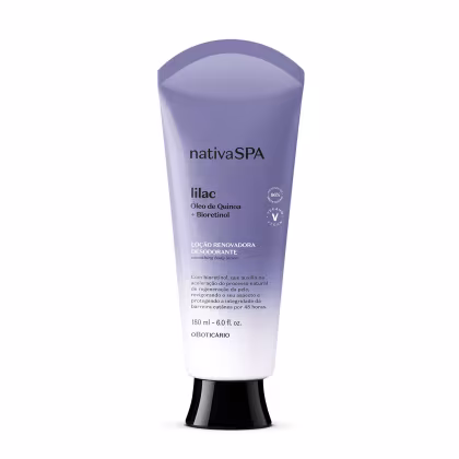 Imagem do produto Nativa SPA Lilac o Boticário - Loção Renovadora Desodorante Hidratante Corporal 180ml