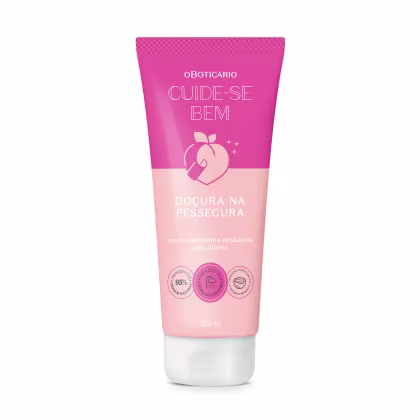 Creme Hidratante Deslizante Para Lâmina Cuide-se Bem Doçura na Pessegura 200ml, do Boticário