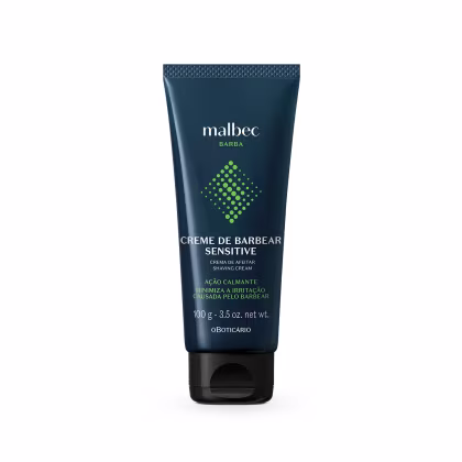 Imagem do produto Creme de Barbear Sensitive Malbec Barba 100g
